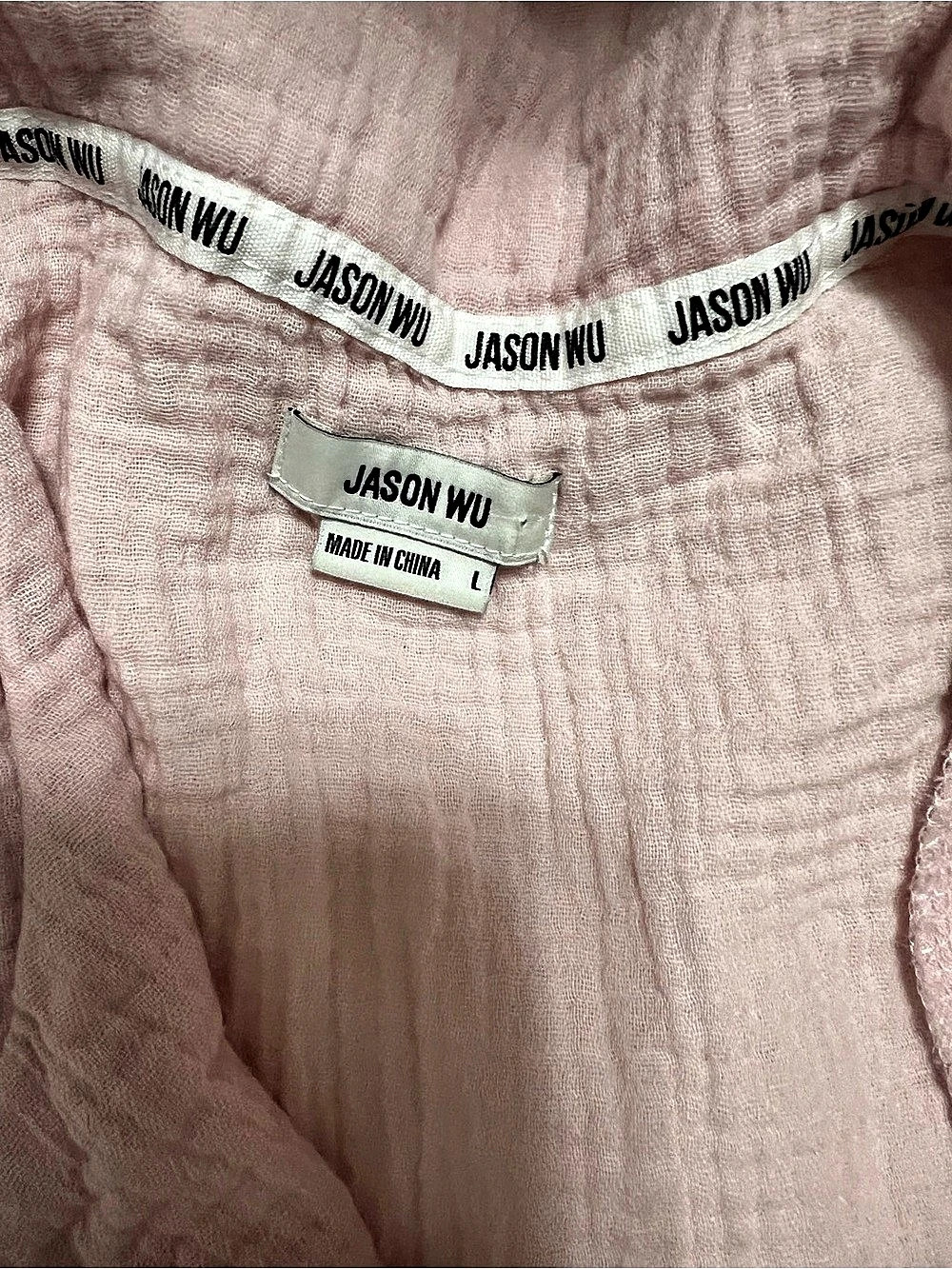 Jason Wu Pink Gauze cotton button
Down Matching Set Shorts With Pockets
Large - Picture 8 of 12